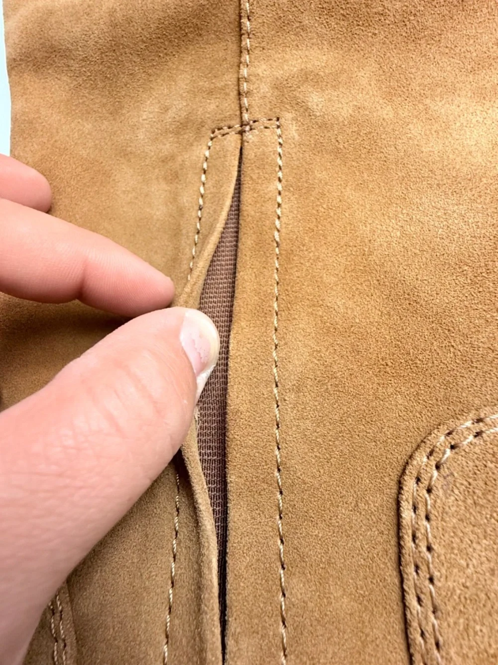 Cole Haan Willa Boot Women's Over the Knee Shoe Size 10.5 Tan Seude
